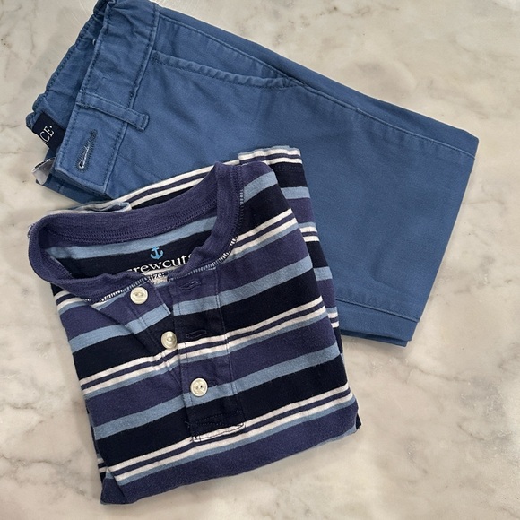 The Children's Place Other - Boys Crew Cuts Polo Shirt & Children’s Place Dress Pants